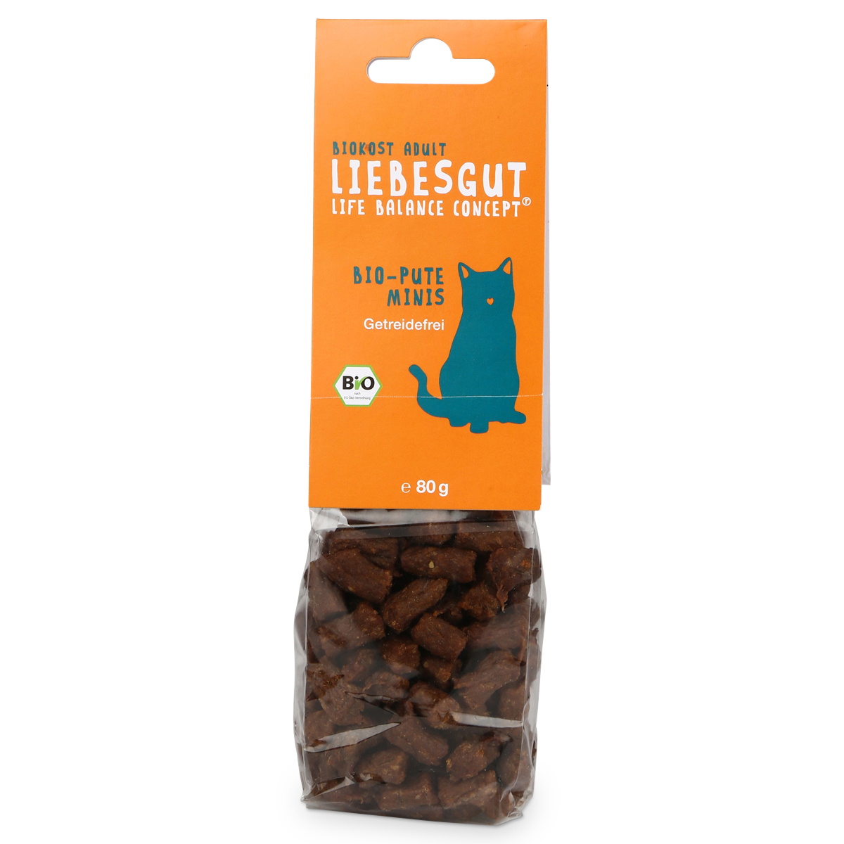 Liebesgut Biokost Katzen Snacks Puten Minis kaufen