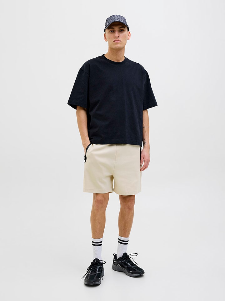Jack & Jones Sweatshorts in Beige günstig kaufen