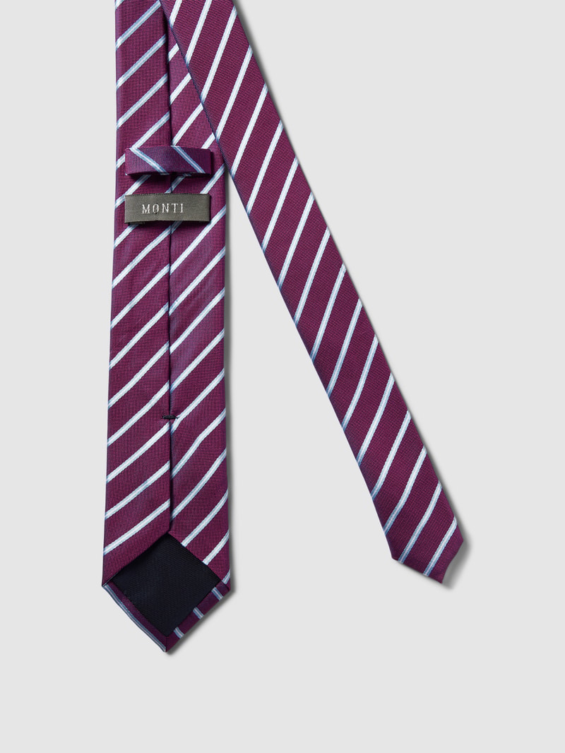 Krawatte aus reiner Seide (7 cm) in fuchsia