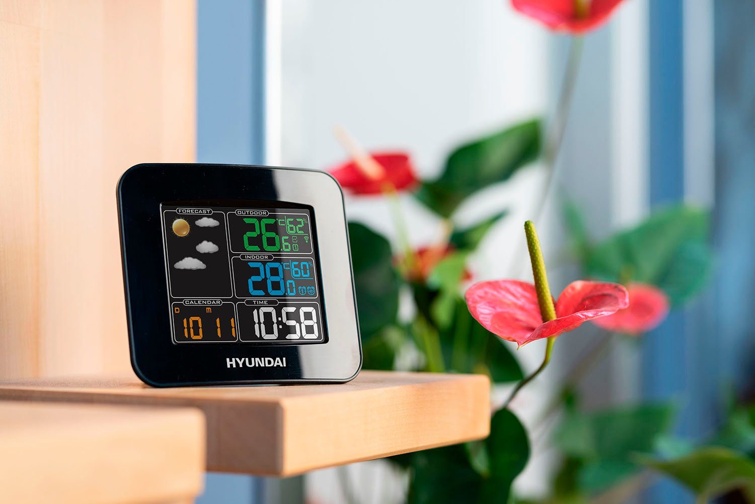 Hyundai Hyundai WS8446 Wetterstation (mit Außensensor)