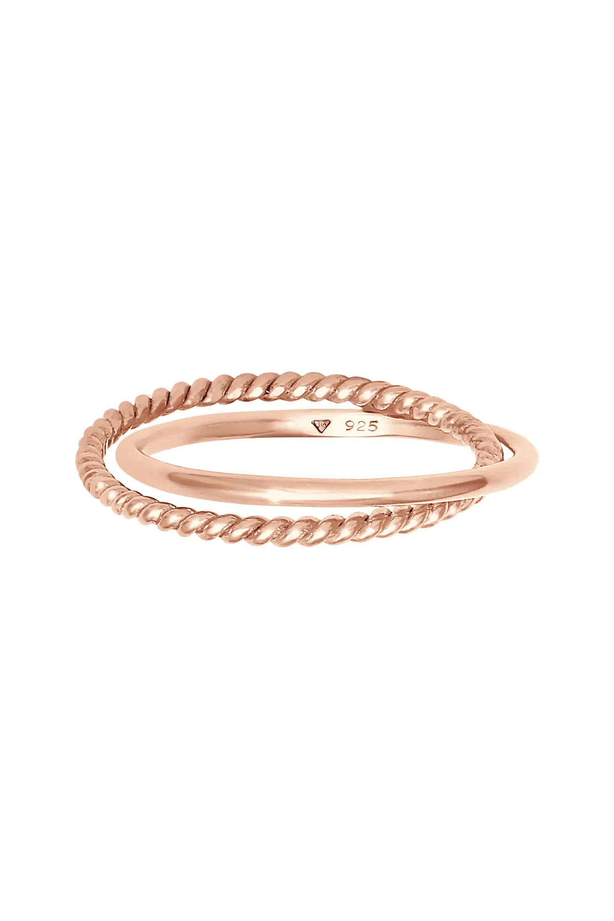 ELLI  Ring Wickelring Klassik Fein Gedreht 925 Silber