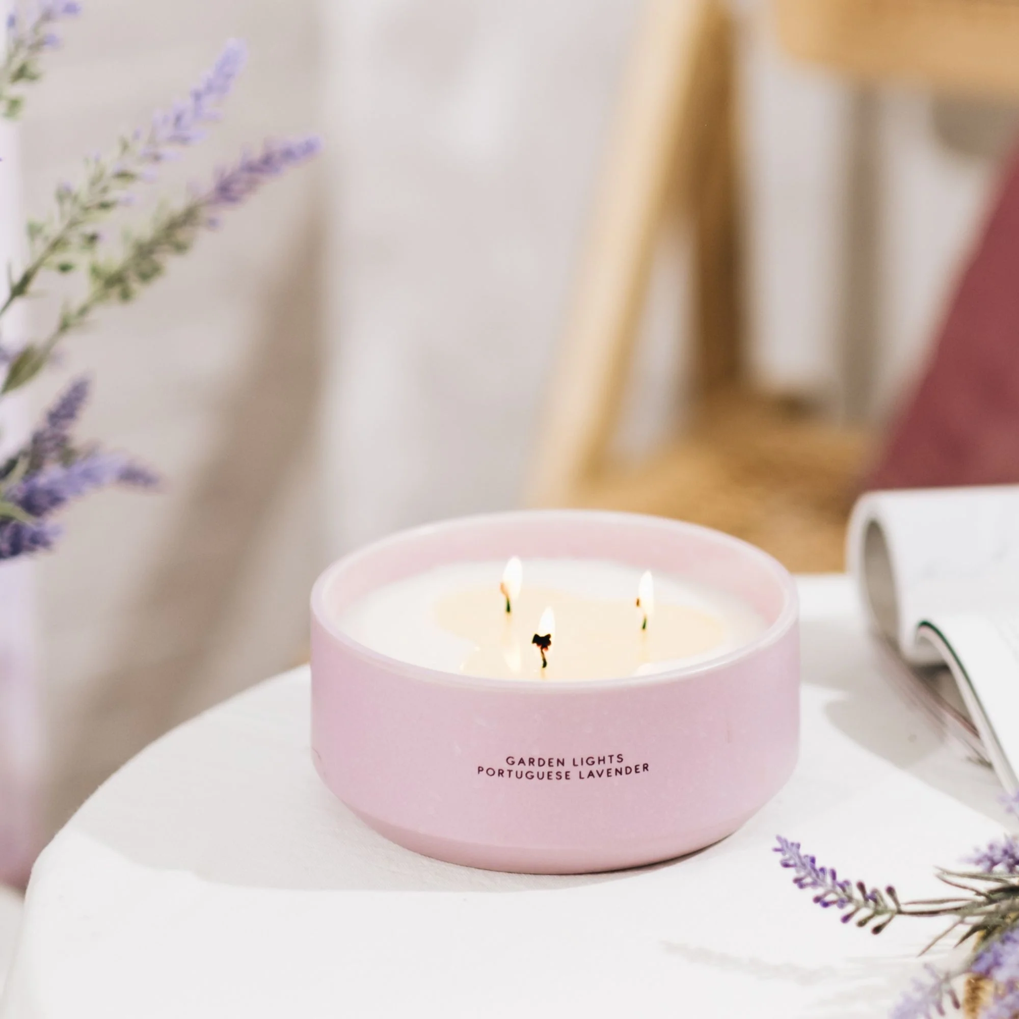 Duftkerzen aus portugiesischem Lavendel