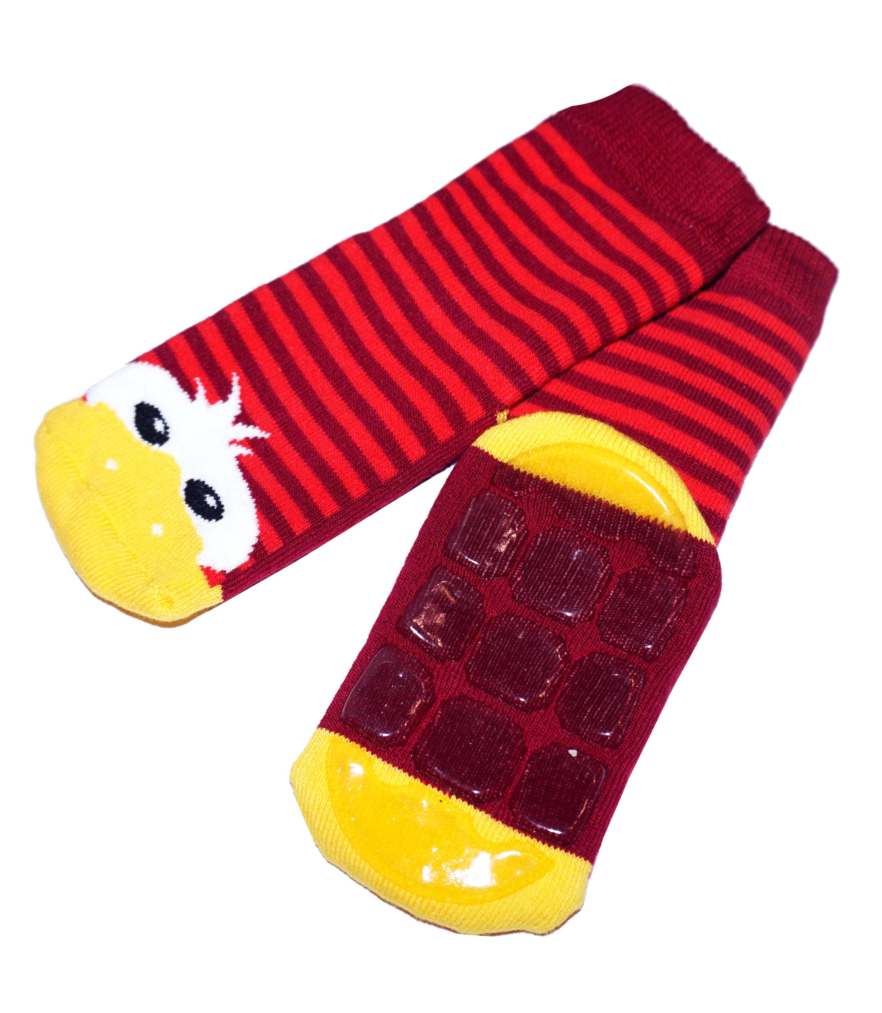WERI SPEZIALS Strumpfhersteller GmbH ABS-Socken Kinder ABS-Socken für Mädchen und Jungs >>Kleine Ente<< aus Baumwolle mit Frottee