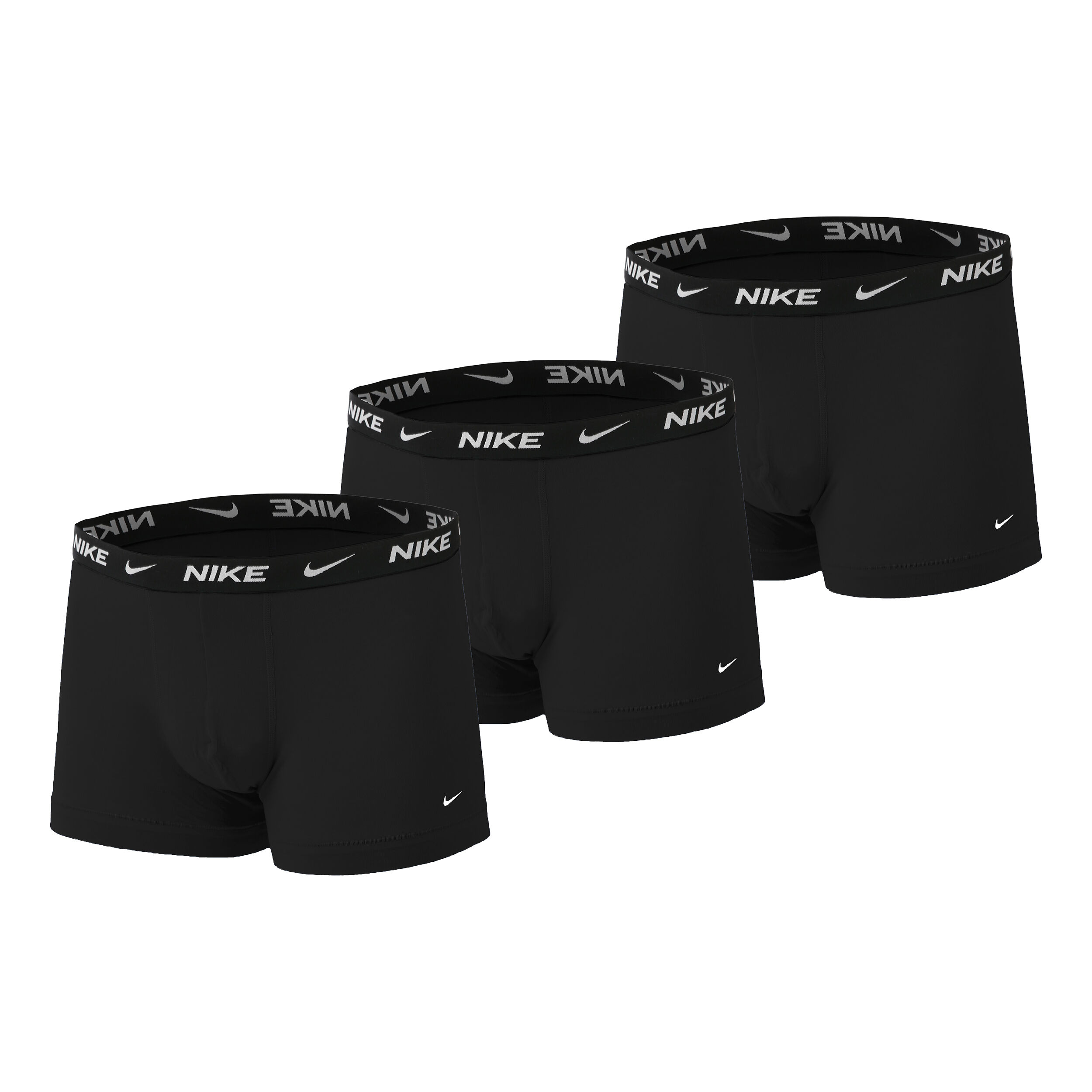Everyday Cotton Strech Trunk Boxer Short 3er Pack Herren - Schwarz, Weiß