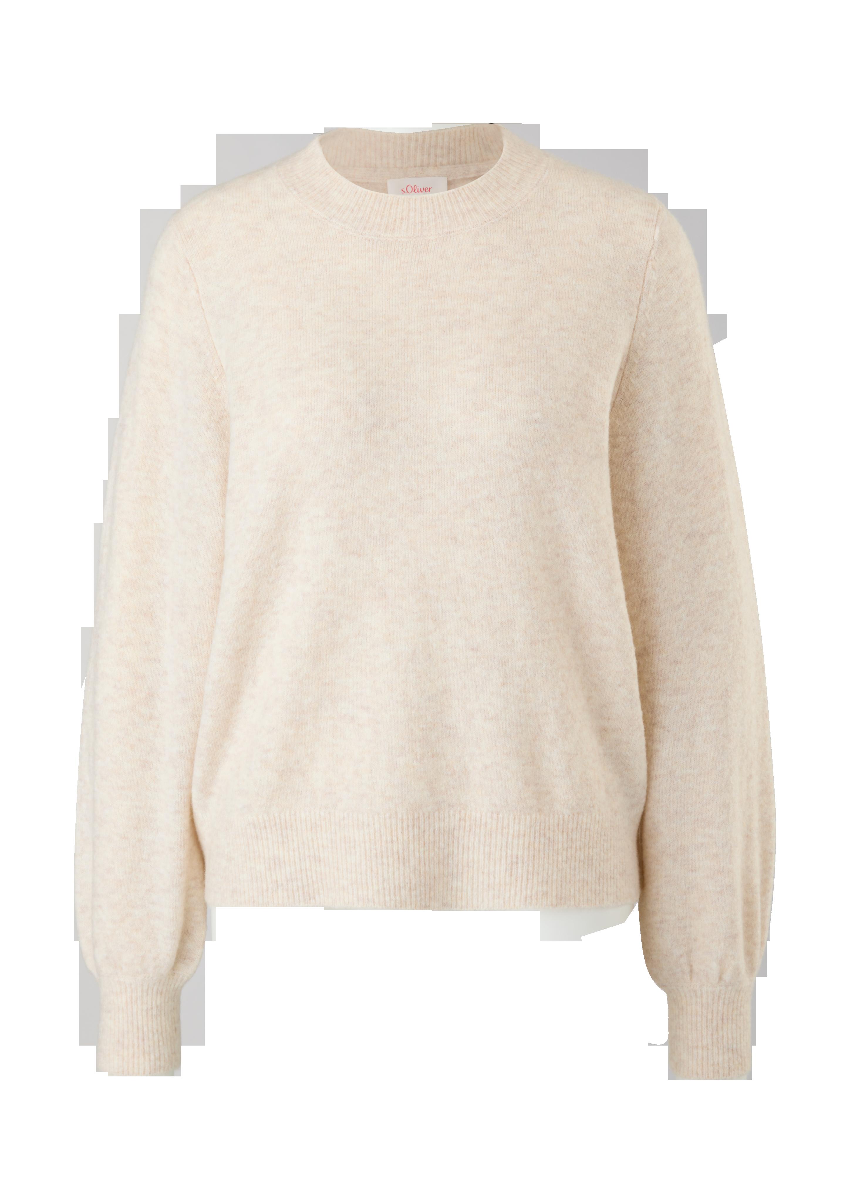 Strickpullover aus Wollmix  2121159-81W1