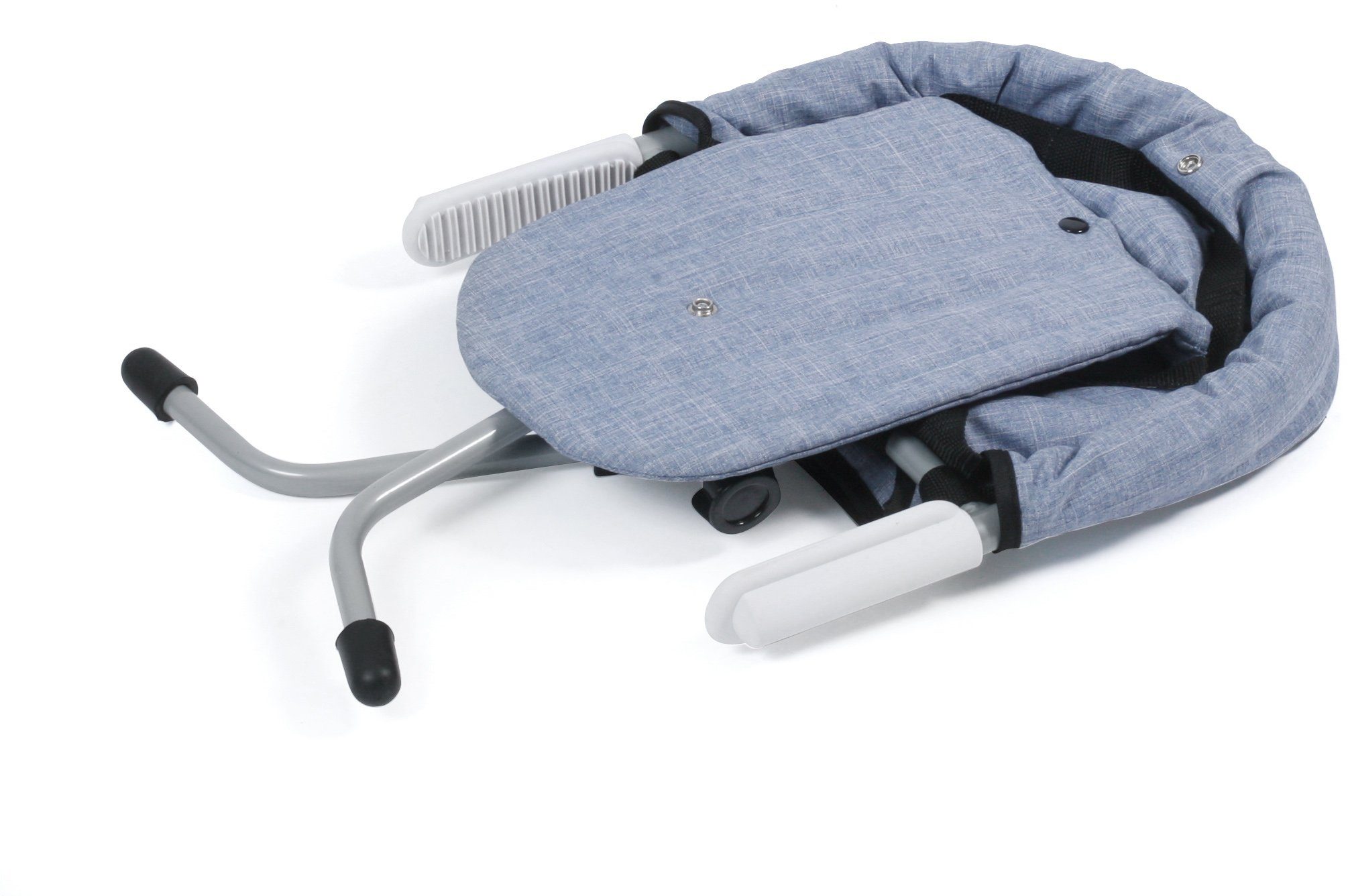 CHIC4BABY Tischsitz Relax, Jeans Blue, platzsparend zusammenfaltbar