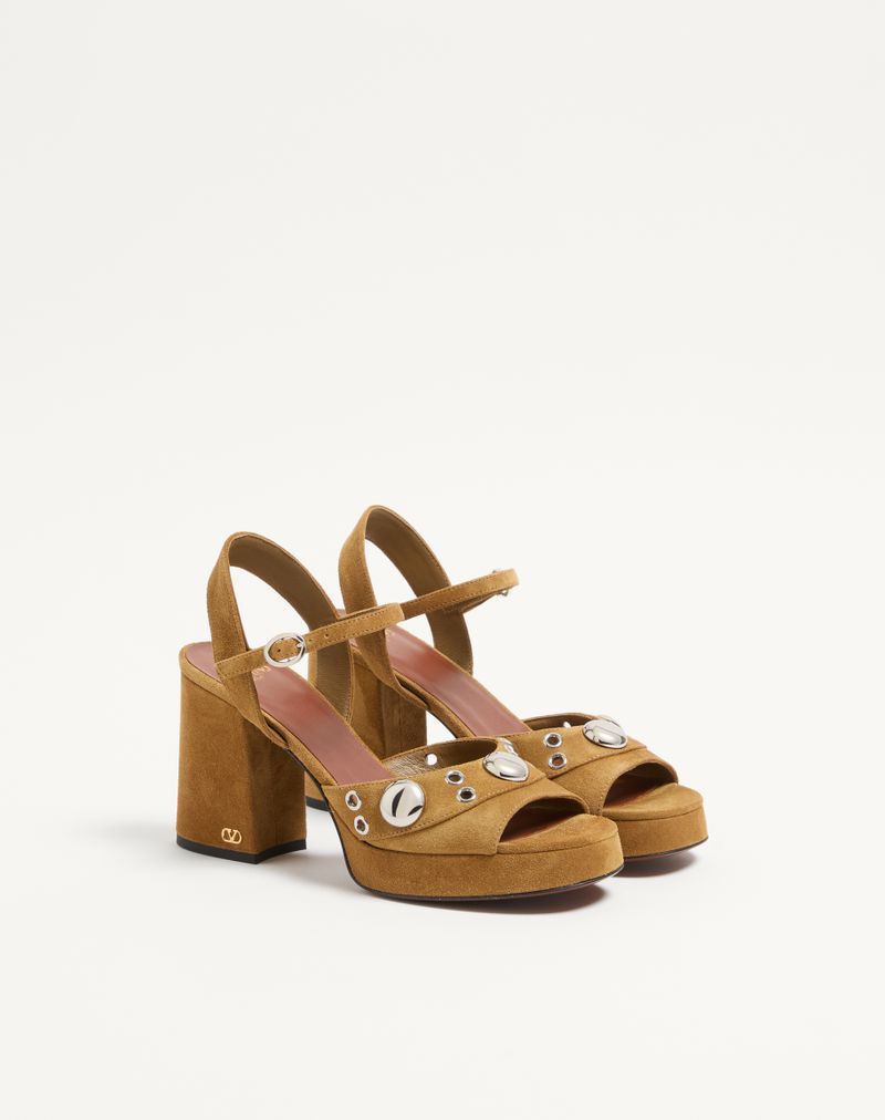 Nellcôte 90mm Split Leather Plateau Sandal