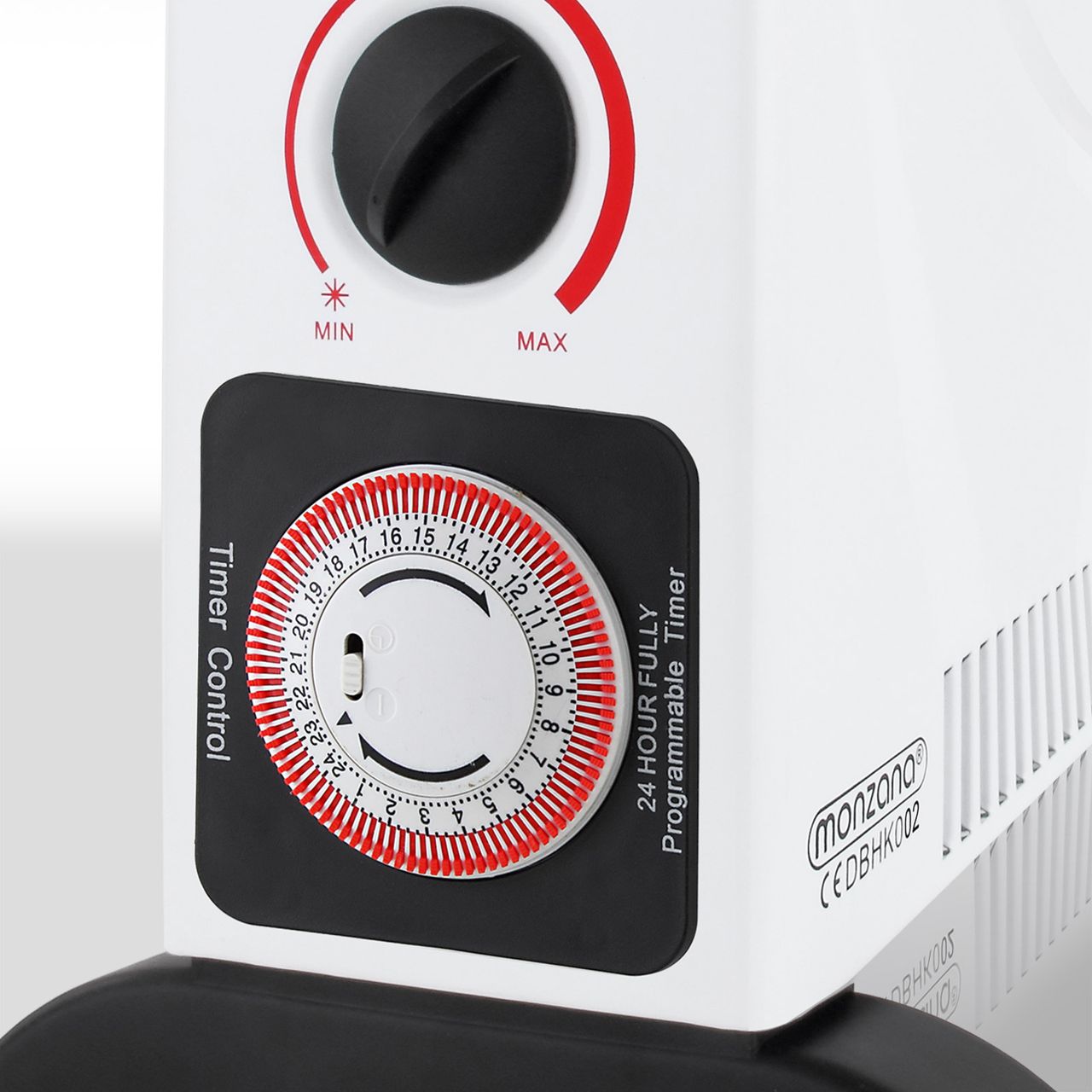 Casaria Deuba Konvektor Heizgerät 2000 W mit 24Std. Timer und Frostwächterfunktion