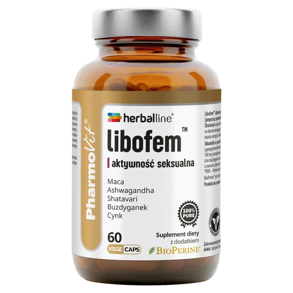 „PharmoVit Herballine Libofem“ seksualinio aktyvumo kapsulės