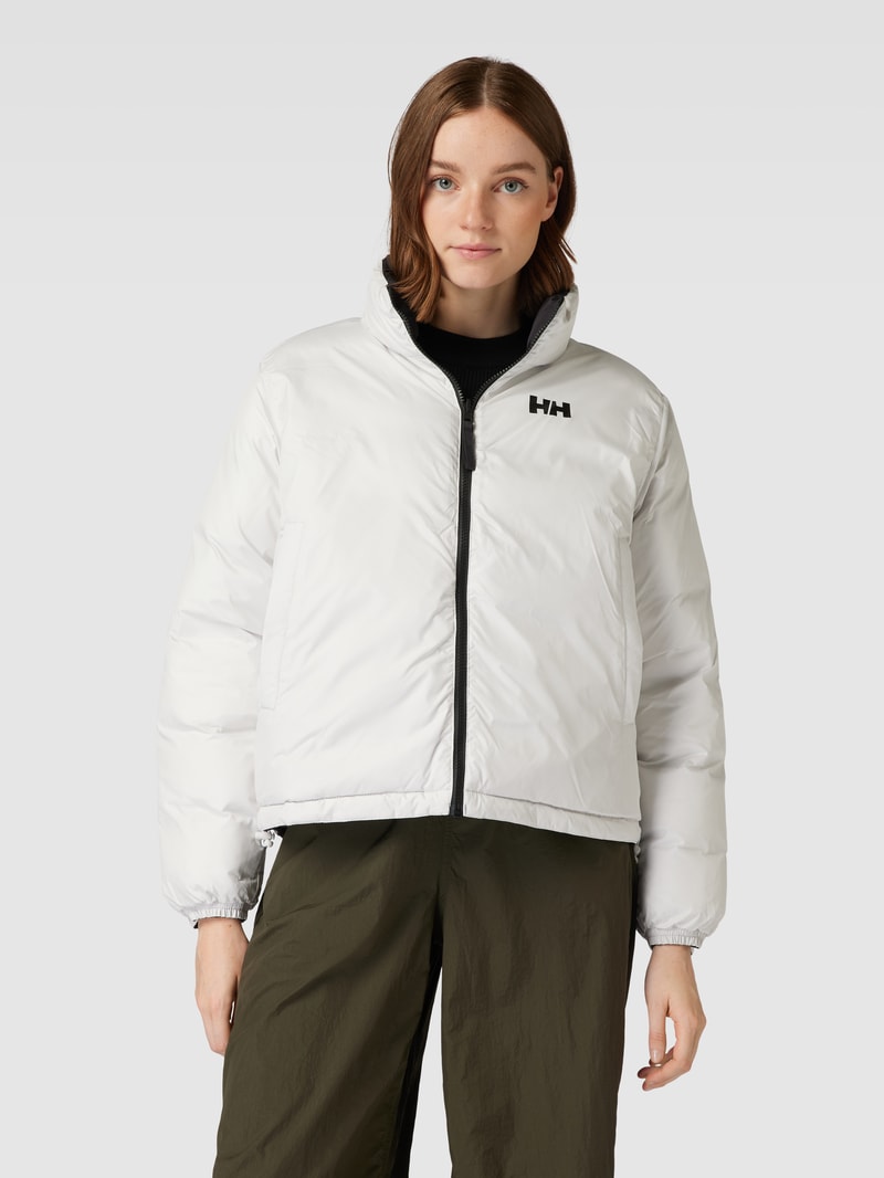 Steppjacke mit Wendefunktion in schwarz