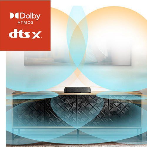 Polk Magnifi Mini AX Stereo Soundbar (Bluetooth, WLAN (WiFi), mit Wireless-Subwoofer)