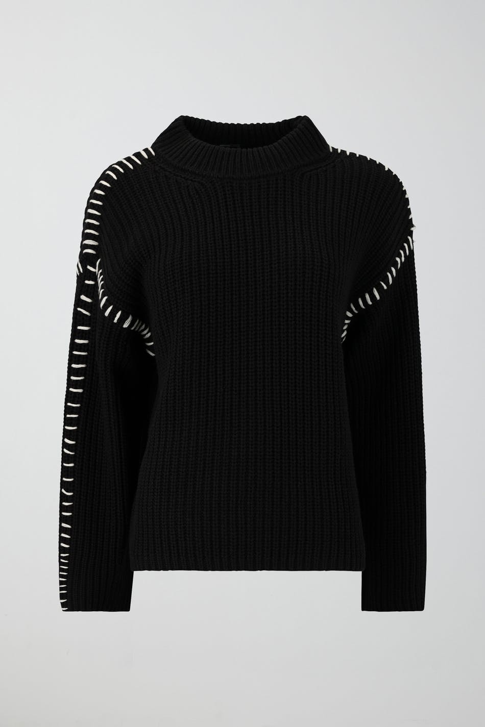 Stitch knitted sweater