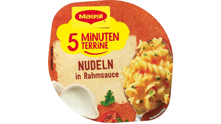 MAGGI 5 Minuten Terrine Nudeln in Rahmsauce 61 g