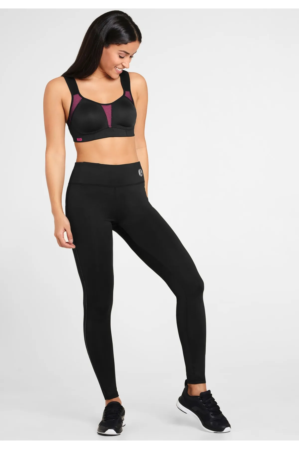 HIS  Sport-BH - Rosa - Unifarben