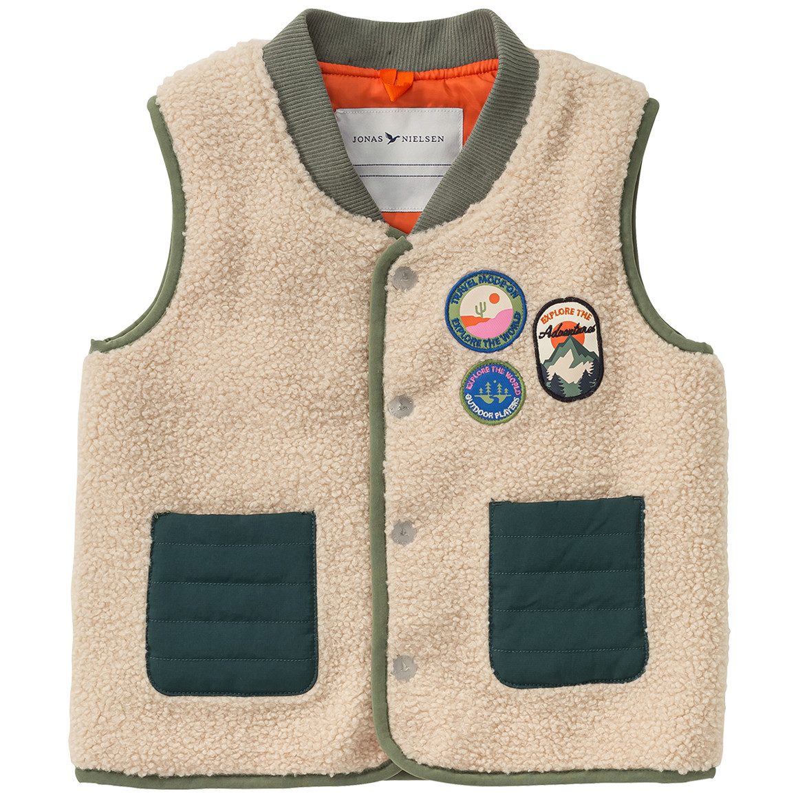 Jungen Weste aus Teddyplüsch