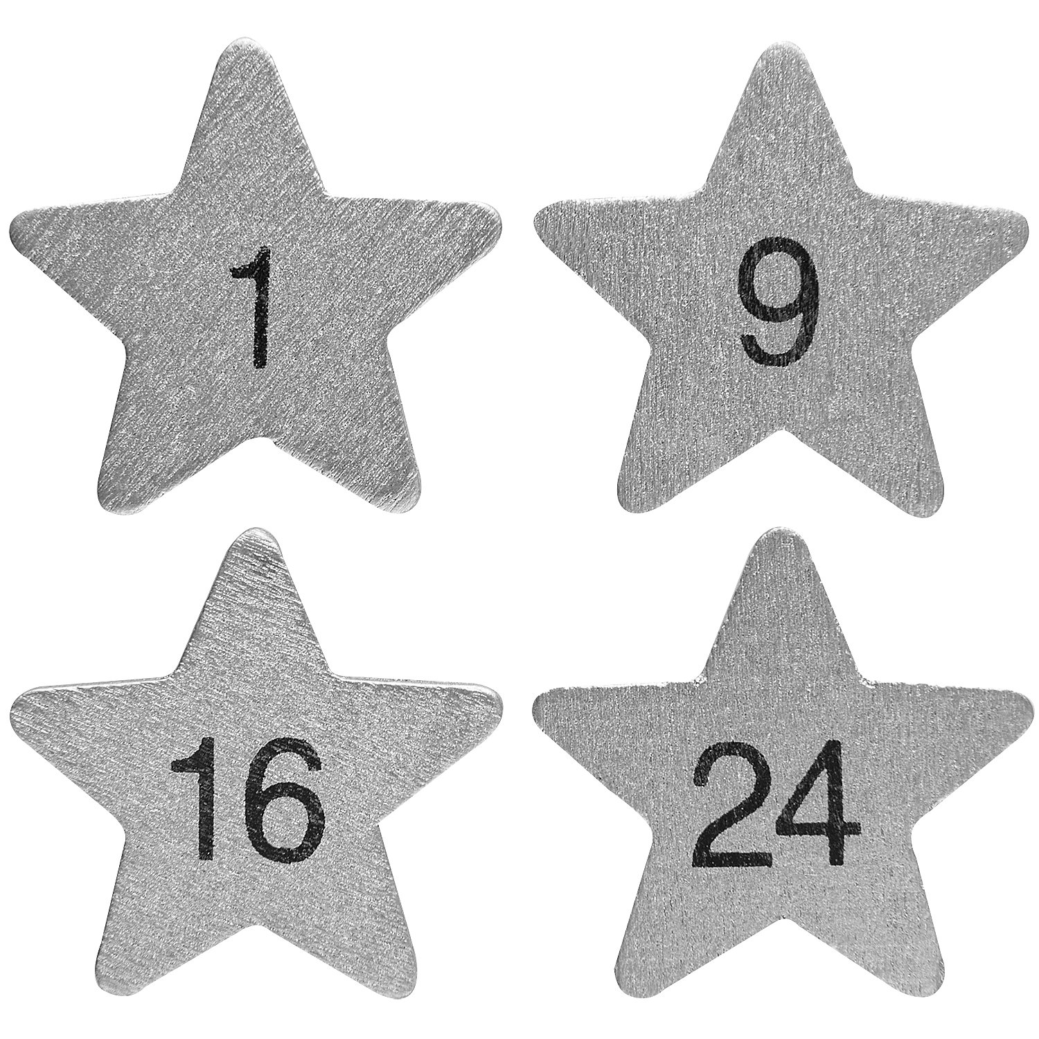 Adventskalender-Zahlen 