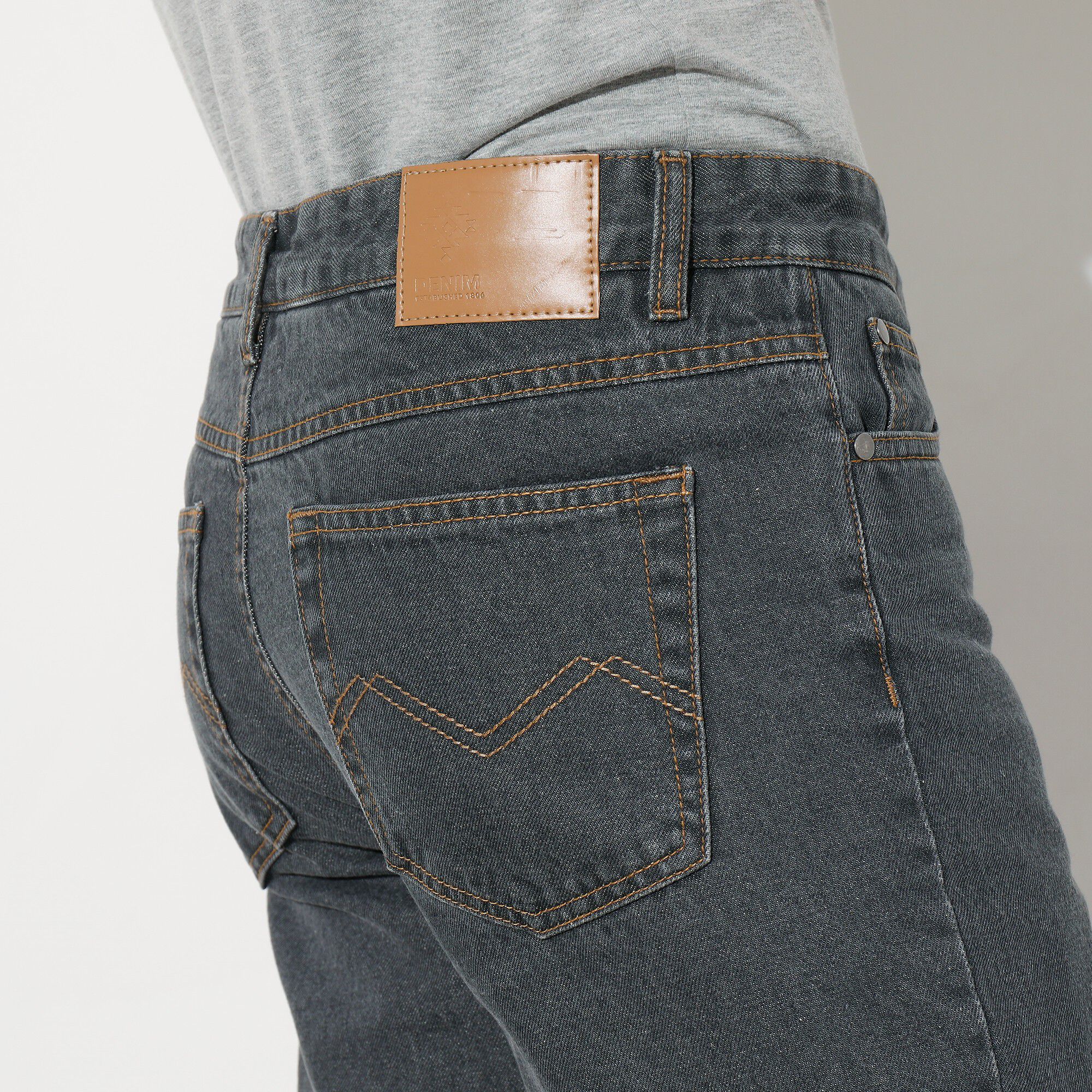 Jean droit 5 poches doublé flanelle chaude