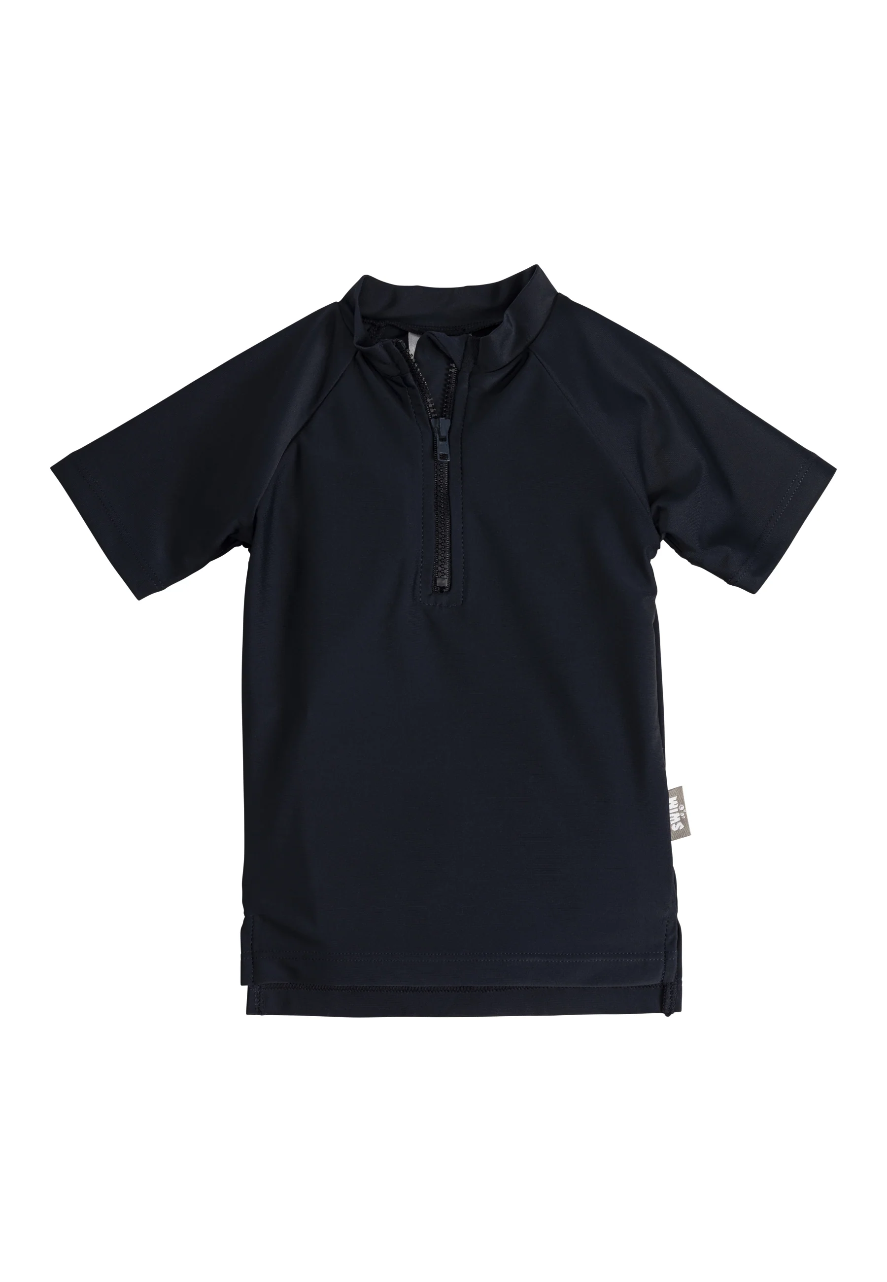Kurzarm-Schwimmshirt uni in Marine, Blau, Magenta