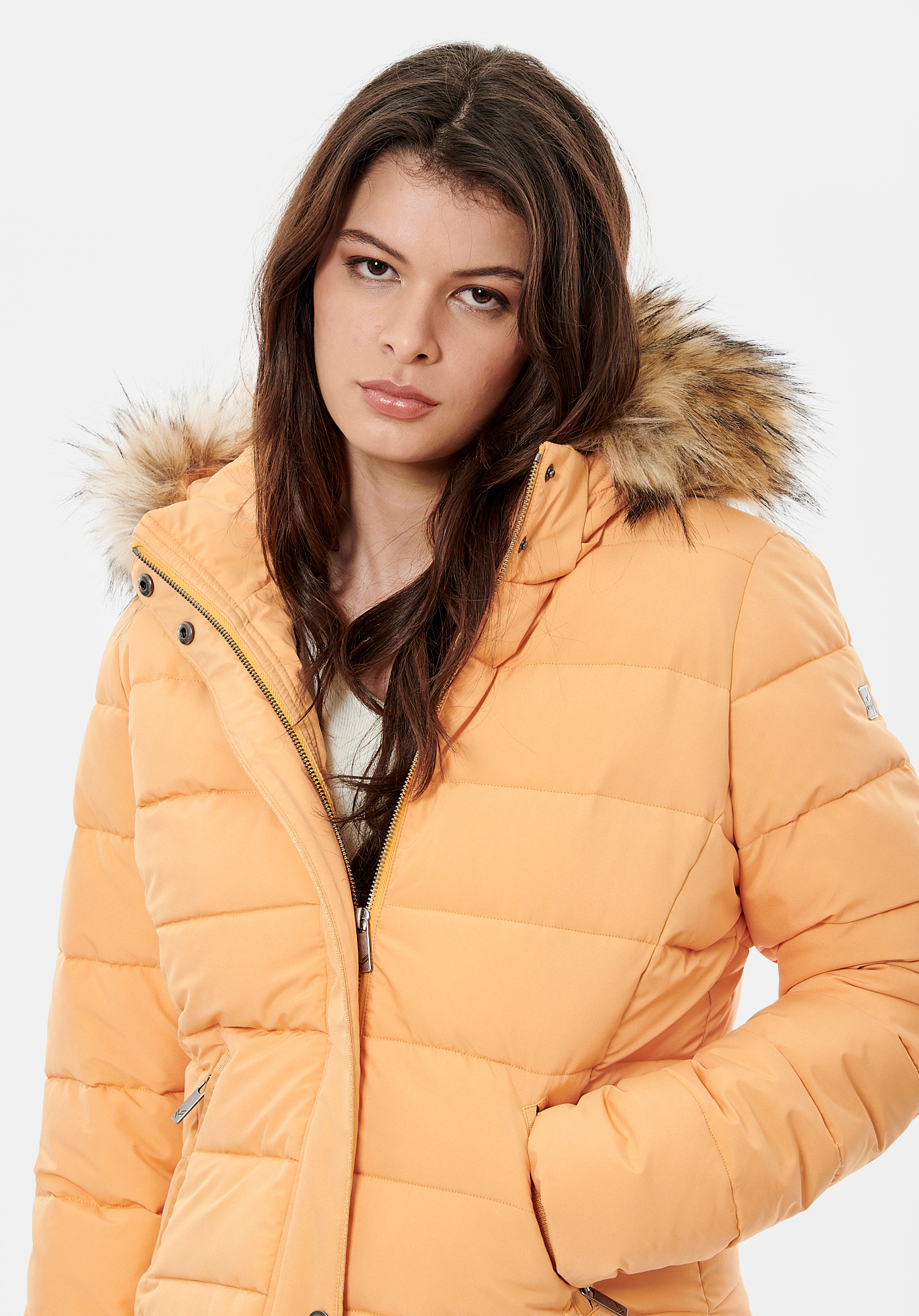 DABBY  Doudoune jaune femme