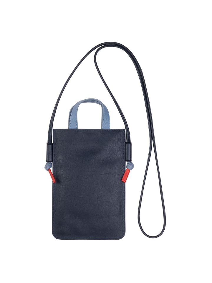 DuDu Faro Handytasche Leder 13 cm in navy günstig kaufen onesize