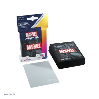 Gamegenic - Marvel Champions Art Sleeves - Marvel Black (50+1)