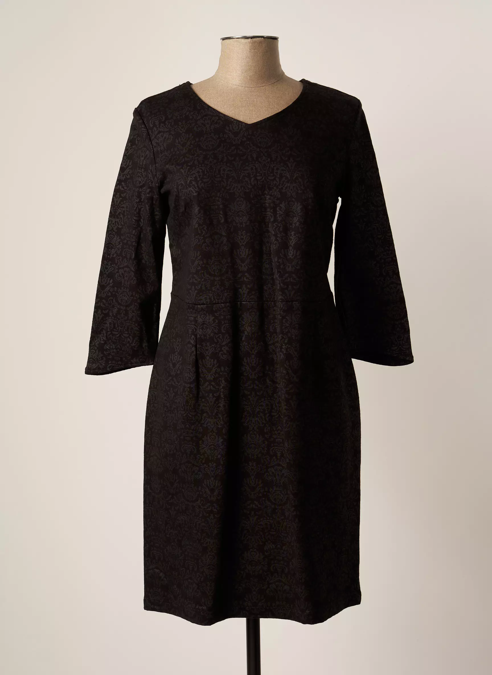 Desgaste Robes Mi Longues Femme couleur noir