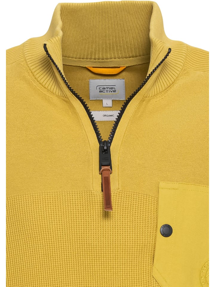 Camel Active Sweatshirt in Gelb günstig kaufen