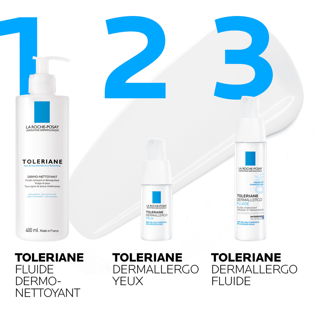 La Roche-Posay Toleriane Ultra Fluide Dermallergo soin visage hydratation intense 48H peaux sensibles réactives
