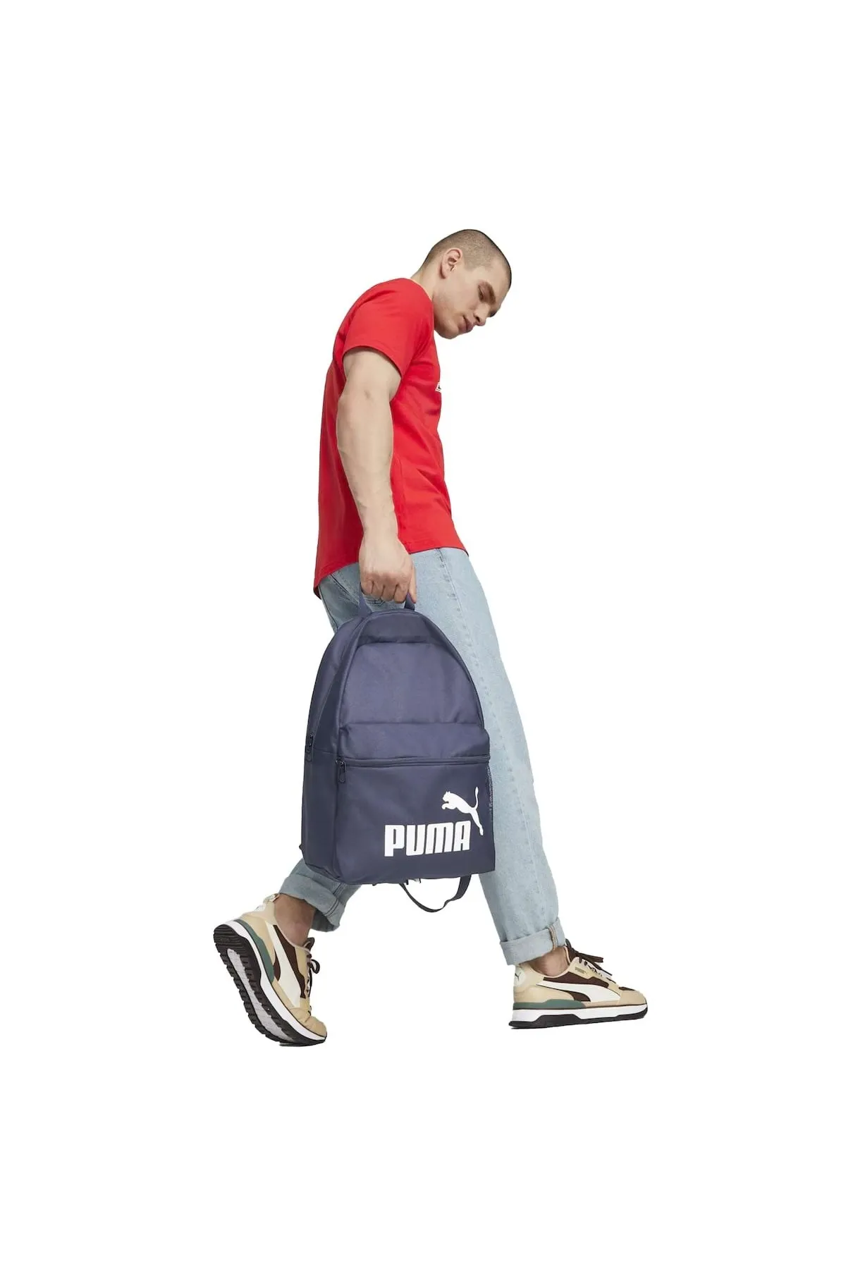 Puma  Unisex Rucksack - Phase Backpack, Puma Cat Logo, 44x30x14 cm (HxBxT), gepolstert, einfarbig