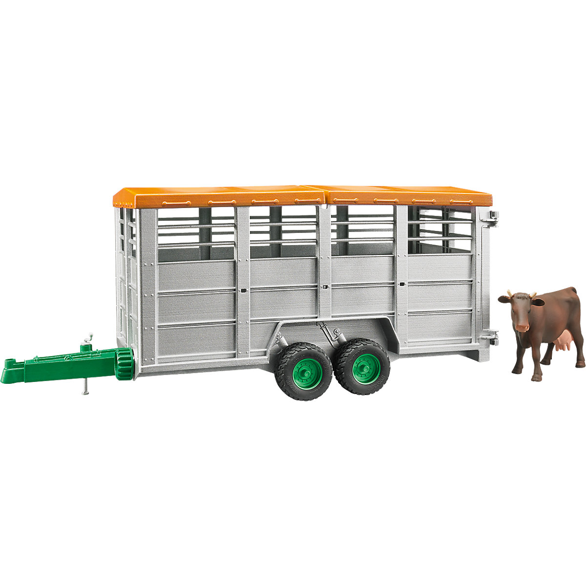 Viehtransportanhänger mit 1 Kuh