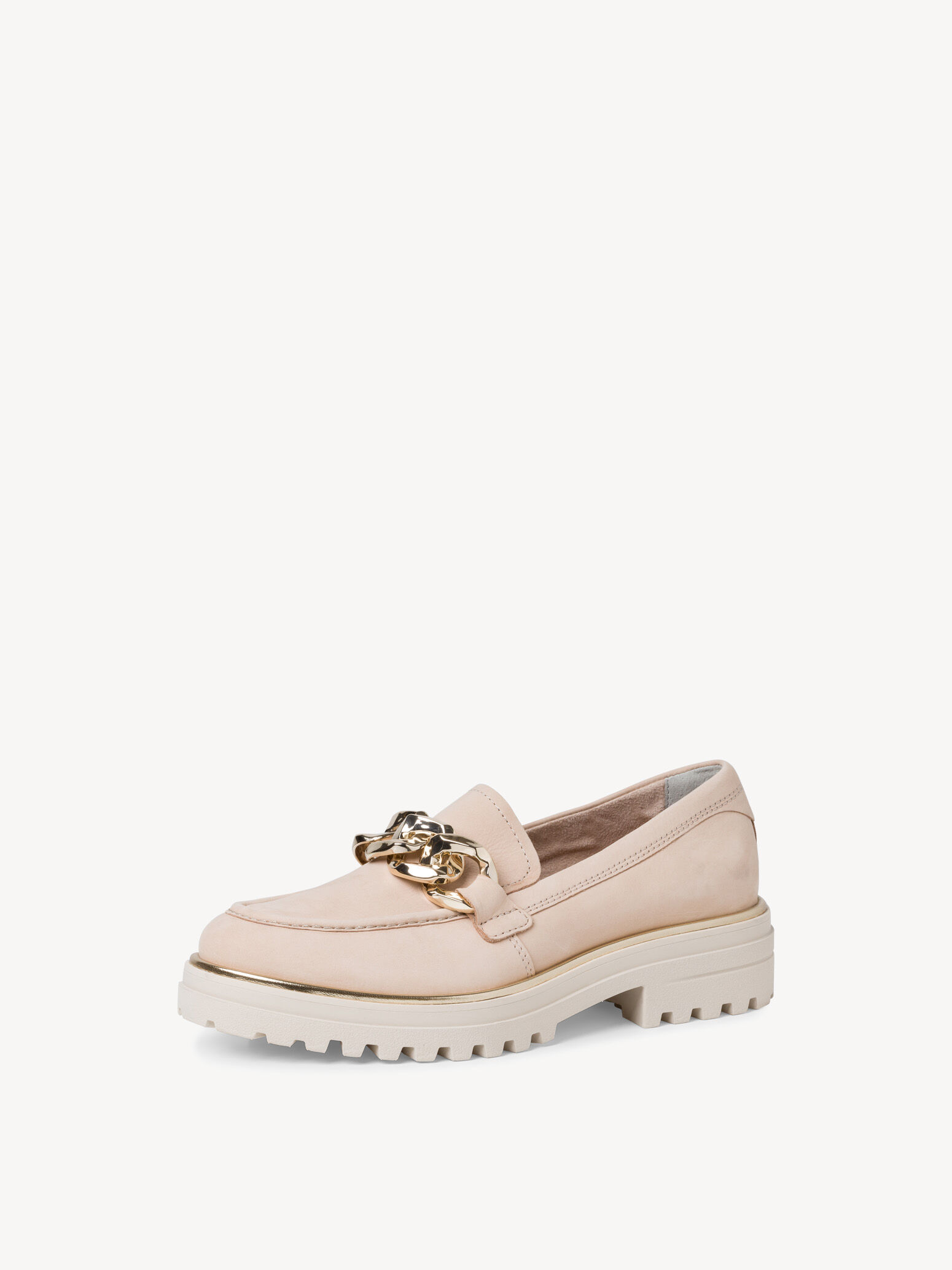 Slipper en cuir - beige