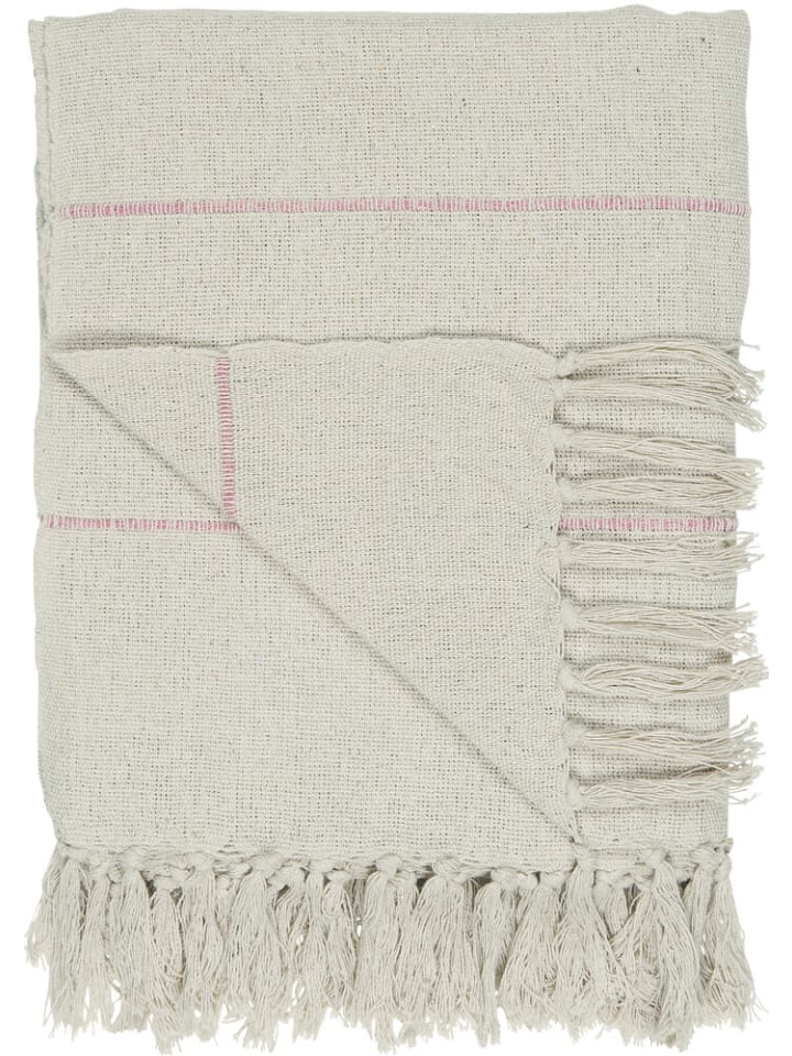 IB Laursen Plaid mit Querstreifen in creme günstig kaufen onesize
