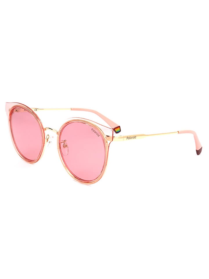 Polaroid Damen-Sonnenbrille in Roségold/ Rosa günstig kaufen 55