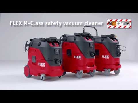Flex-tools 471186 VCE33L AC Turvaimuri automaattisella suodattimen puhdistuksella, 30 l, luokka L + puhdistussarja L-Boxxissa + 1 pakkaus fleece-pölypusseja