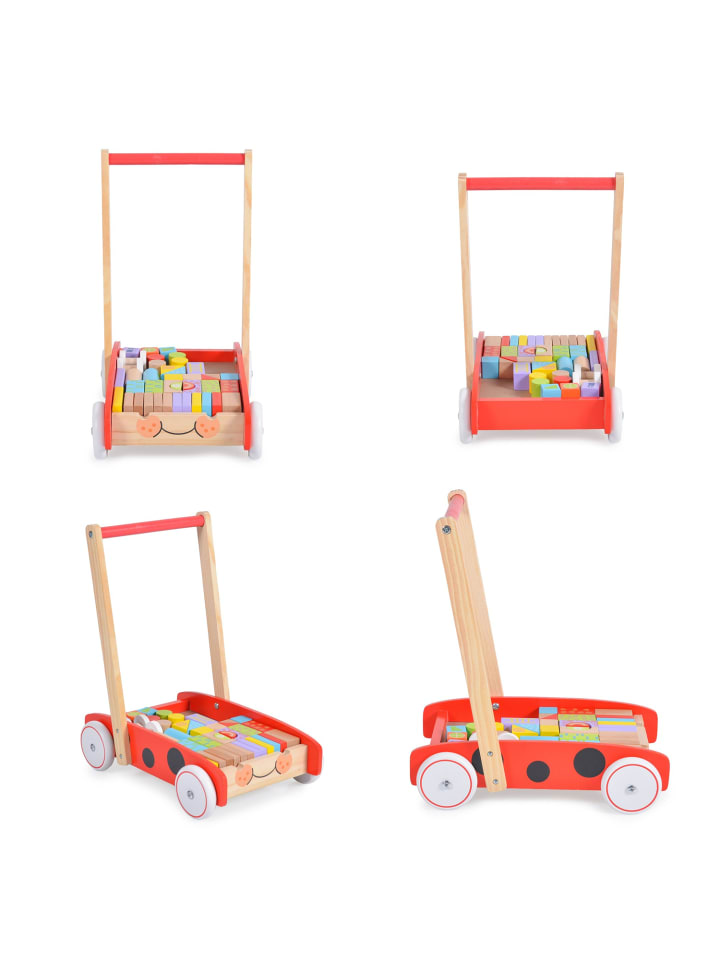 Moni Lauflernwagen Marienkäfer 2112 in rot günstig kaufen onesize
