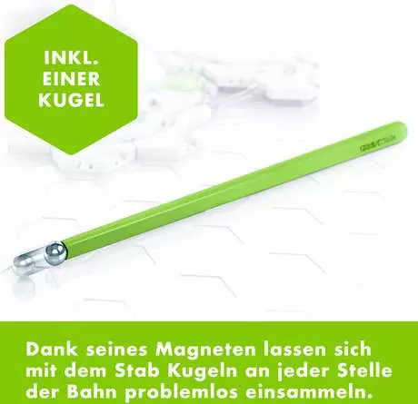 Gravitrax Accessory Magnetic Stick - Kugelbahn-Erweiterung für Kinder ab 8 Jahren