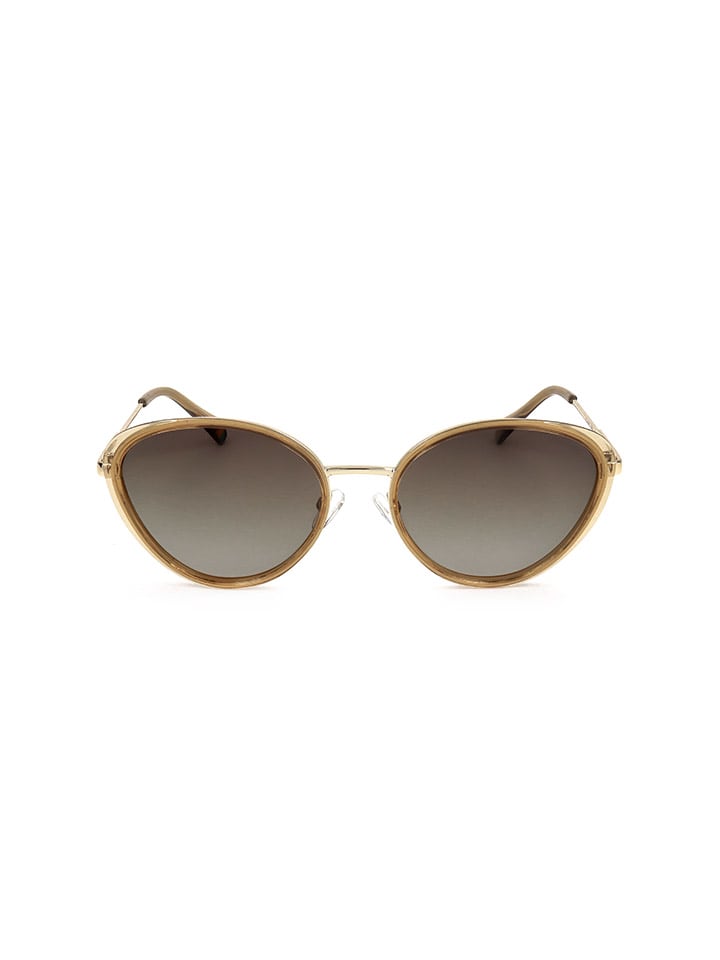 Polaroid Damen-Sonnenbrille in Gold/ Hellbraun günstig kaufen 56
