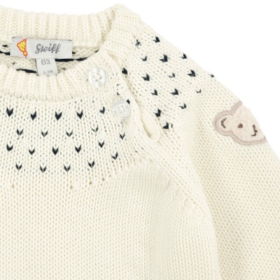 Pullover GOTS, beige für Mädchen