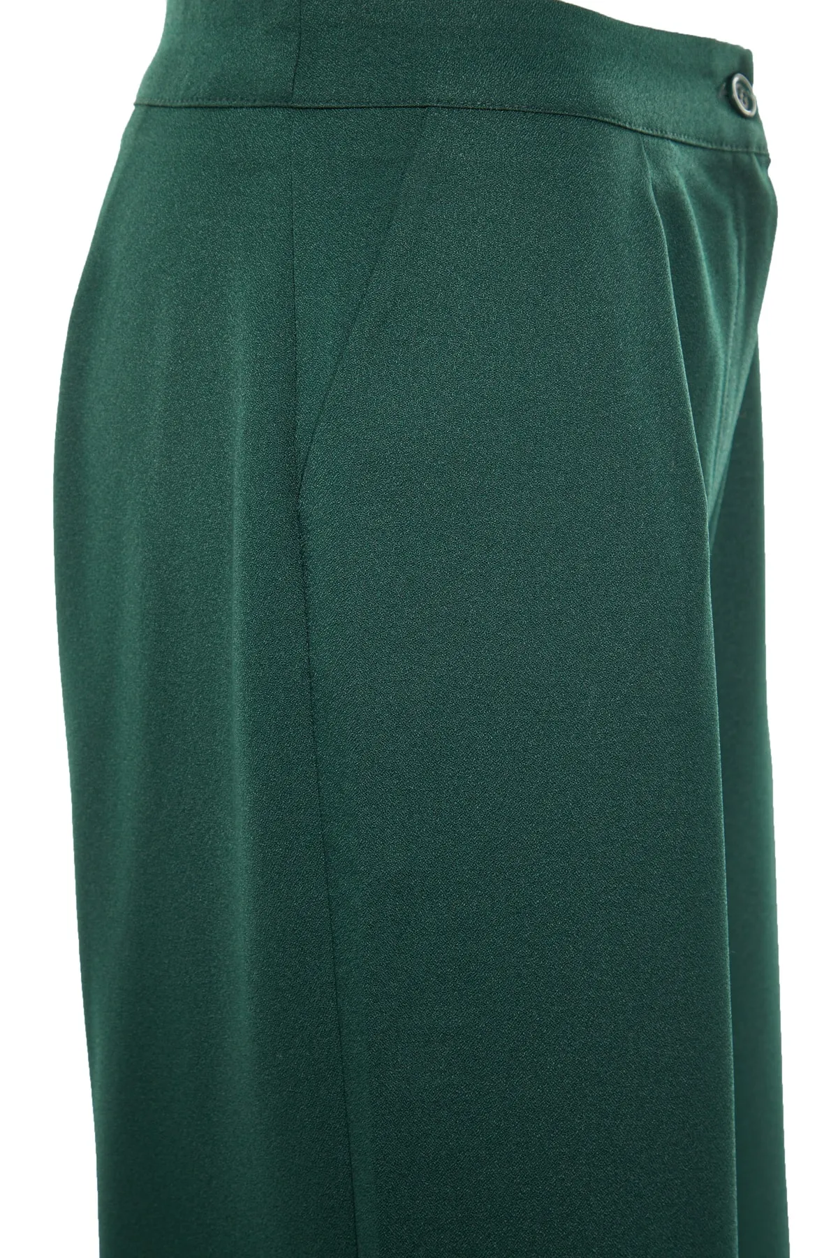 Trendyol Collection  Grüne Webhose mit weitem Bein TWOAW23PL00174