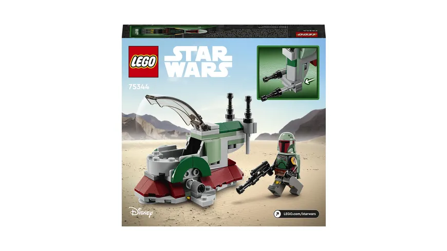 LEGO Star Wars 75344 Boba Fetts Starship – Microfighter Set