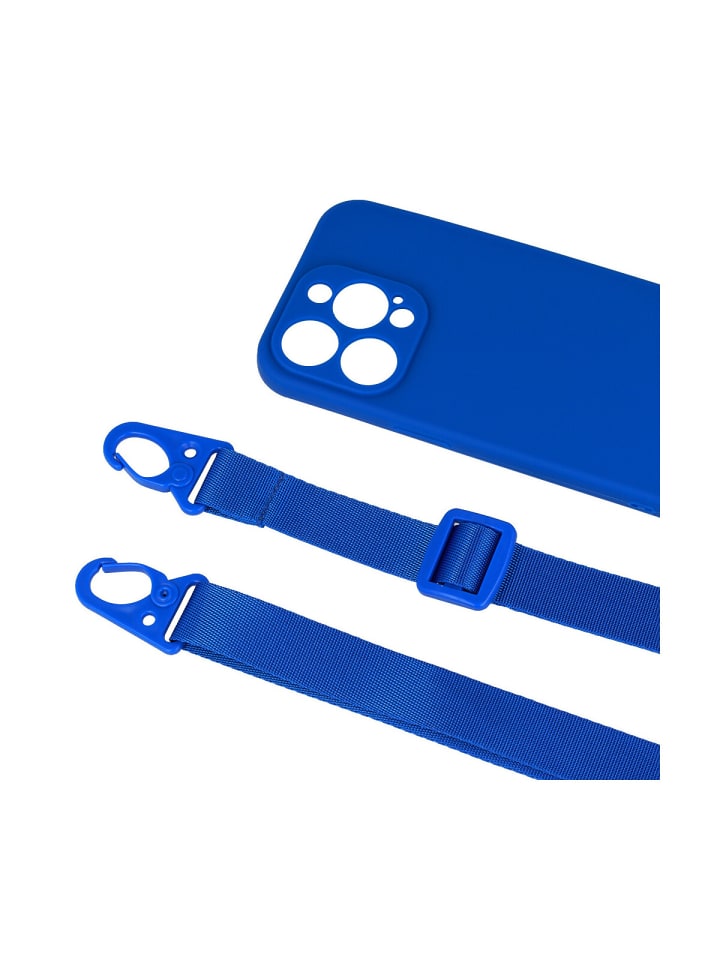 COFI 1453 Handy Hülle Umhängehülle kompatibel mit Iphone 15 Pro Max Blau in Blau günstig kaufen onesize