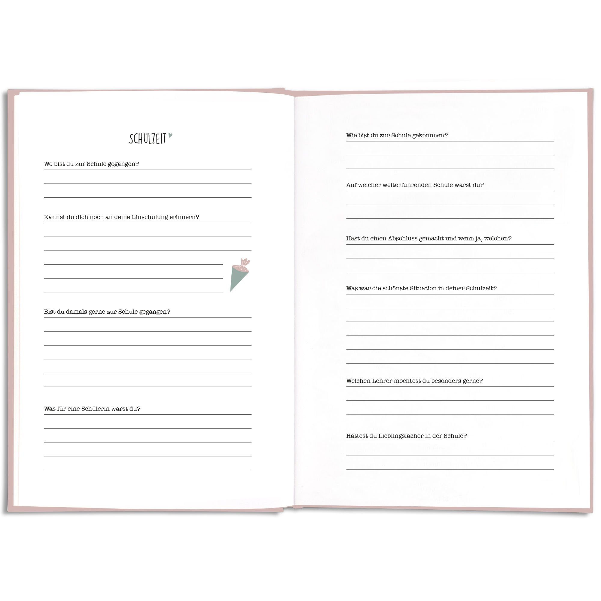 CUPCAKES & KISSES Notizbuch Oma was kannst du erzählen, Buch zum ausfüllen, Geschenke für Oma, Tolles Geschenk für deine Oma