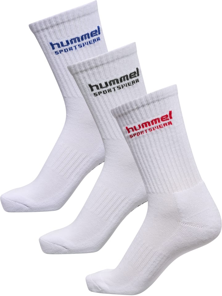 Hummel Hummel Long Socken Hml3-Pack Erwachsene in WHITE/TANGO RED günstig kaufen