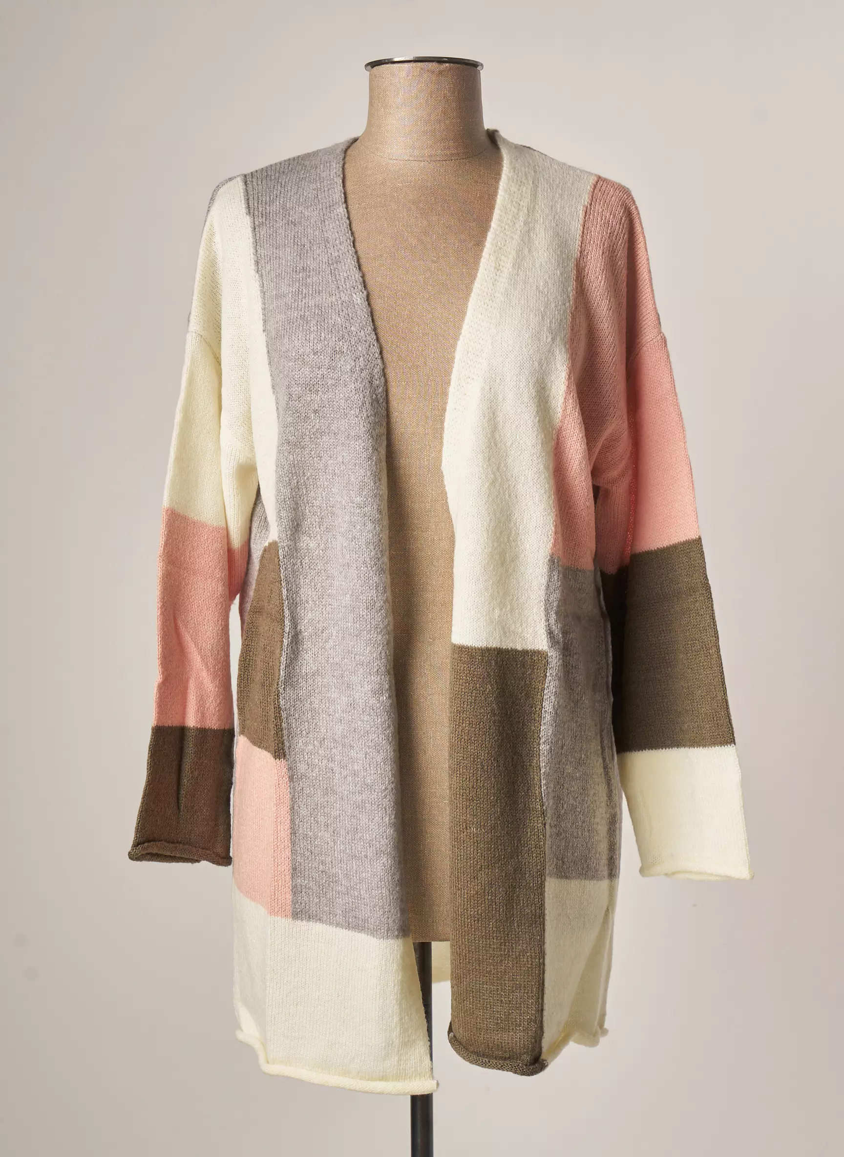 Imitz Cardigans Femme couleur gris