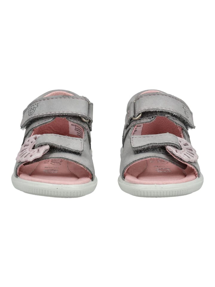 PEPINO Sandalen in Grau/Rosa günstig kaufen