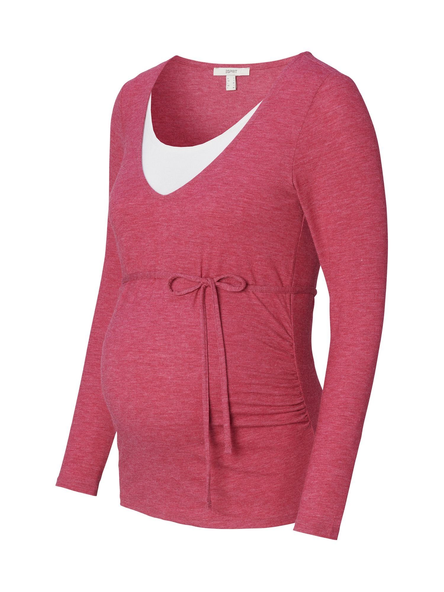 ESPRIT maternity Umstandsshirt Longsleeve mit V-Ausschnitt
