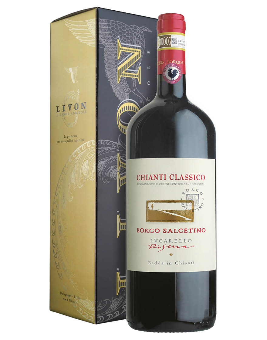 Chianti Classico Riserva DOCG Lucarello 2016 Borgo Salcetino Magnum 1,5 ℓ, En Étui