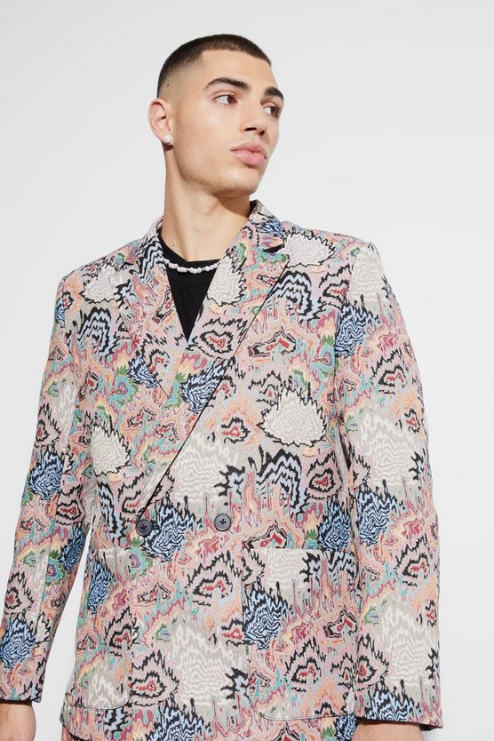Lockerer zweireihiger Blazer