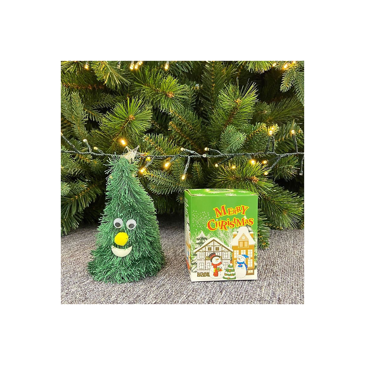 Elektrisches Weihnachtsmützenspielzeug für Kinder Swing Bell Light Tree Kreative Weihnachtsschaukelmütze