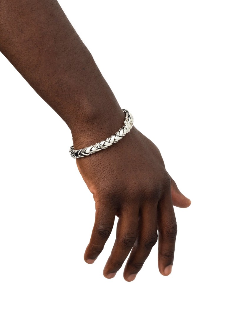Buddha to Buddha  George schakelarmband van zilver